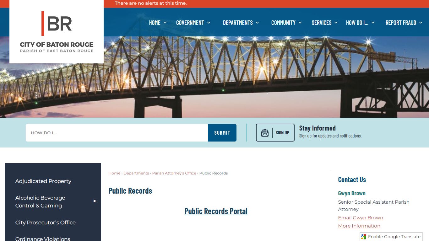 Public Records | Baton Rouge, LA - brla.gov
